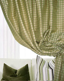 100% Cotton Thousand Bird Drapes and Curtains